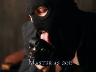 Master_as_god